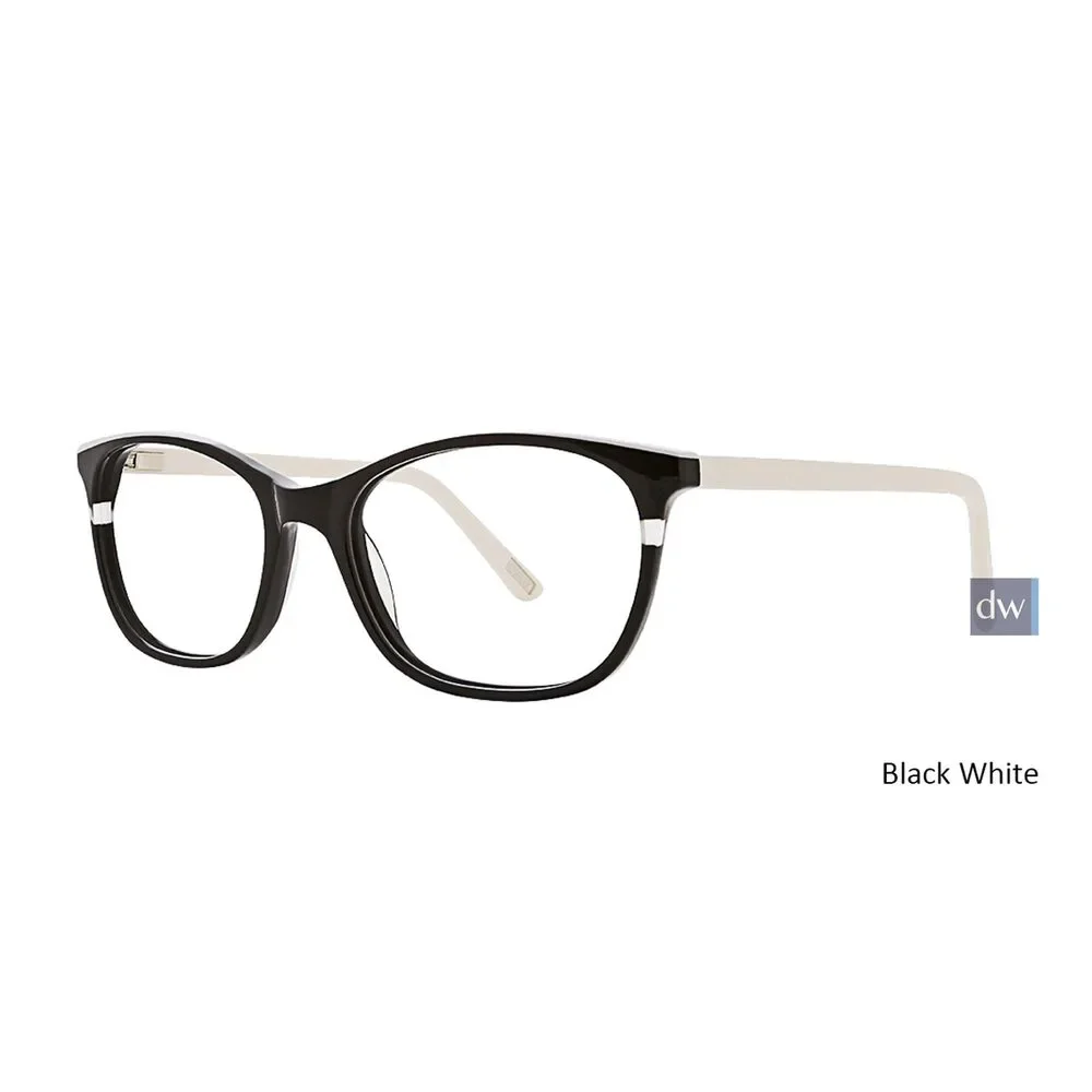 NWT Xoxo XOXO-TRINIDAD-BLACK-WHITE 53mm New Eyeglasses